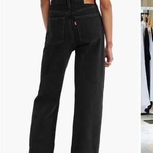 Levi's Black Straight Leg Women's Jeans